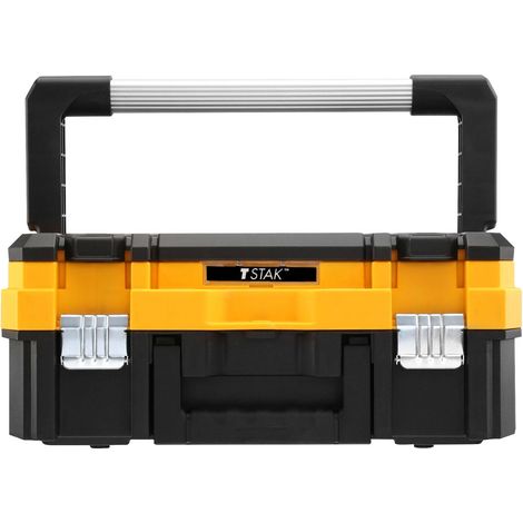 Dewalt – Coffret de transport T Stak I avec organisateur supérieur – Boîte empilable 14L – Dimensions 440 x 330 x 185 mm – Charge max 30kg