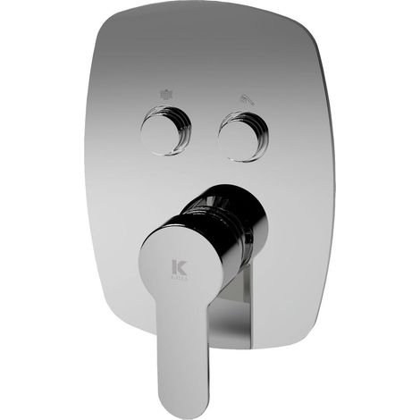 Grifo ducha empotrada con pulsdor 2 vias OMNIA - KÄLLA