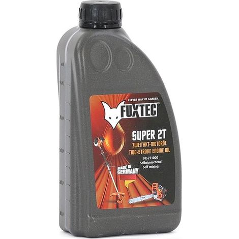 Huile moteur - FUXTEC - 2 temps 1L - pour débroussailleuses, appareils motorisés, Made in Germany