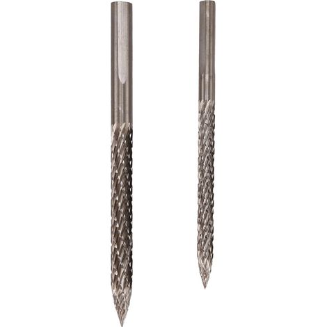 2 Pièces Embout de Pneu 4.5/6mm Réparation de Pneu Fraise en Carbure Foret Patchs de Pneu Coupe-Bouchon Coupe- Alésoir Perceuse (1/5)
