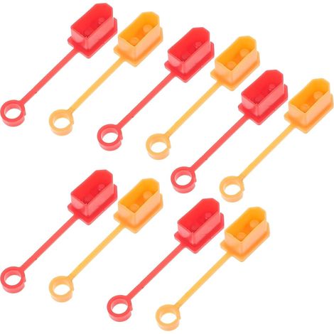 Cache-fiches Xt60, Lot de 10, Plastique, Capuchons de Protection eur de Batterie, Installation Facile, Pièces Résistantes à Casse, Accessoires Rc (1/5)