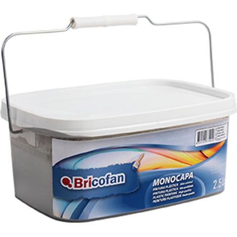 Pintura Plástica Monocapa Gris Perla (2,5 Lt) (1/4)
