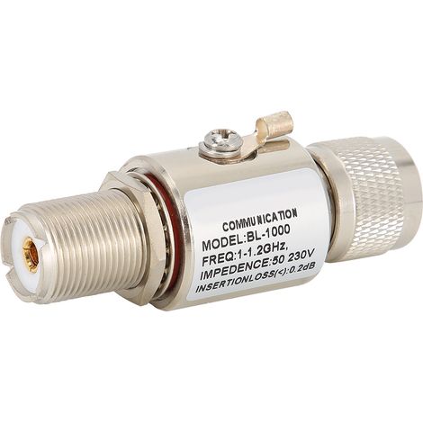 Parafoudre d'antenne PL259-M à PL259-F, protection contre les surtensions toutes bandes CC-1200 MHz (1/5)
