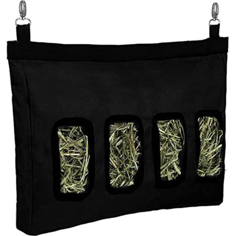 Sac de rangement pour mangeoire à conception ouverte Hamster pour animaux de compagnie suspendu Autres fournitures pour animaux de compagnie pour petits animauxblackfour JUNJUN (1/5)