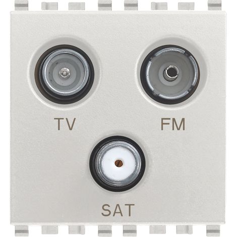 VIMAR - 20303.N Presa TV-FM-SAT diretta 3 uscite Next