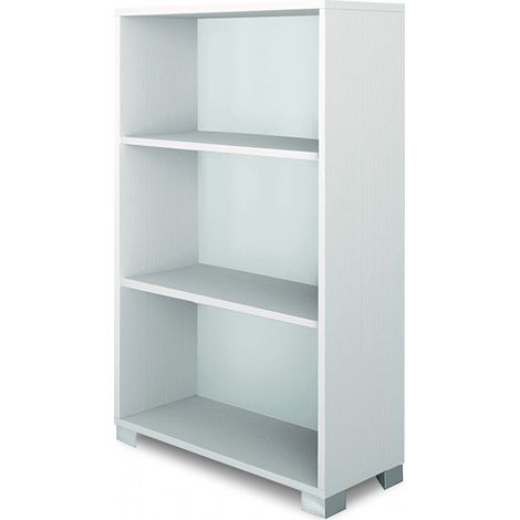 Estantería de día 70L x 29P x h118 – Acabado Blanco Brillante – Sarmog