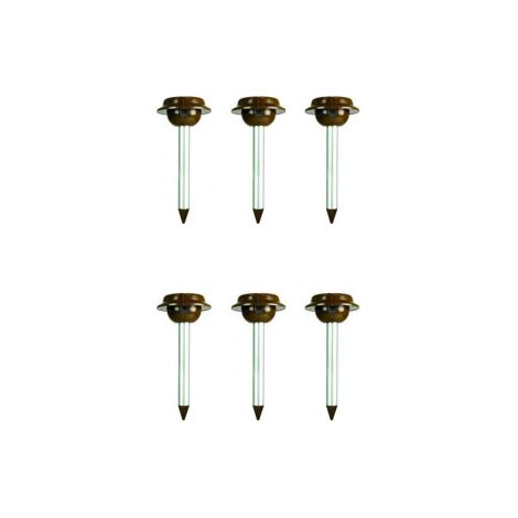 PACK 6X WEITECH Répulsifs Solaires Anti-serpent Lézar Jardin Repousse Serpent (1/2)