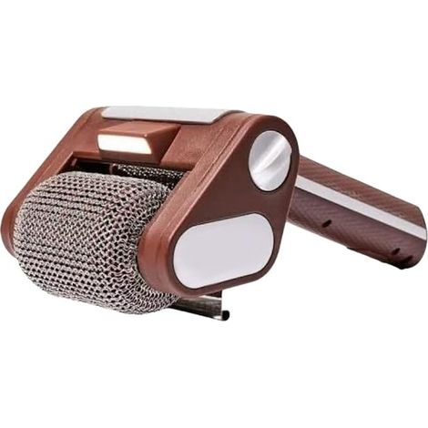 Cepillo eléctrico de limpieza para parrillas con luz LED, rodillos motorizados de acero inoxidable 304 y motor de 350 RPM para parrillas planas de hierro fundido y cerámica. (1/4)