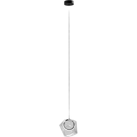 Lampada a sospensione COLORE vetro trasparente LED 6W (1/3)