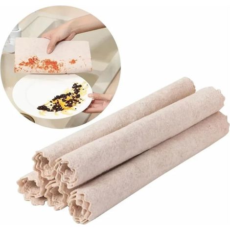 TrAdE Shop Traesio - Set 10 Pz Panni Strofinacci Per Pulizia Vetri Finestre Piatti Cucina Riutilizzabili - (1/5)