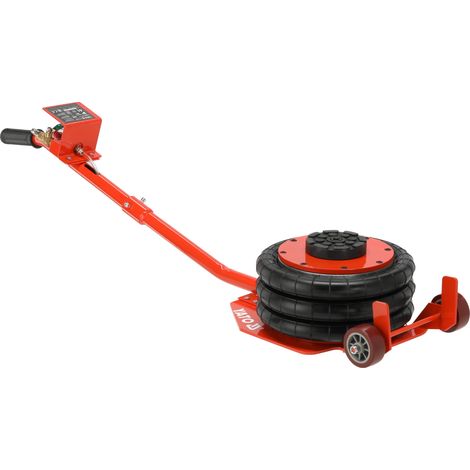 Cric roulant pneumatique 15-40 cm 4 t