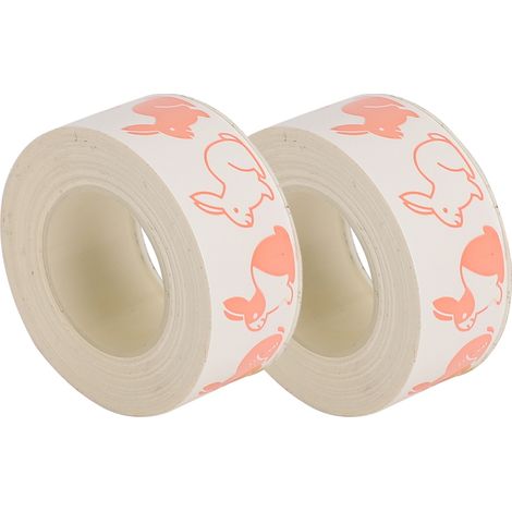 Lot de 2 rouleaux de ruban d'étiquettes thermiques pour étiqueteuse KINGJIM TEPRA LR5C - Fournitures de bureau