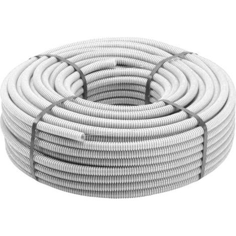 TUBO CORRUGATO PVC Ø25MM 50MT BIANCO