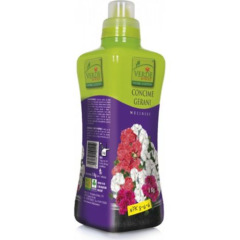 Concime liquido per gerani wellness verdevivo kg 1