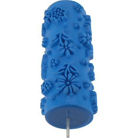 Rouleau à peinture texturé en caoutchouc de 12,7 cm (5 pouces) à motifs, rouleau décoratif en caoutchouc pour peintres amateurs (1/5)