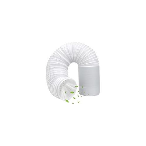 150 cm langer tragbarer Klimaanlagen-Abluftschlauch, 150 mm universeller flexibler PVC-Lüftungsschlauch - KZQ (1/4)