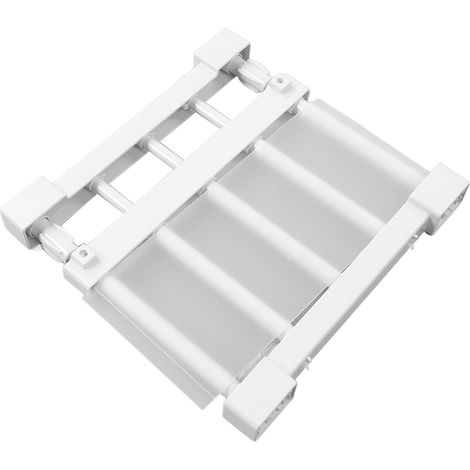Étagère extensible à tension pour placard, sans clous, séparateur de rangement pour armoire, longueur 23-30 cm / 9,1-11,8 pouces (1/5)