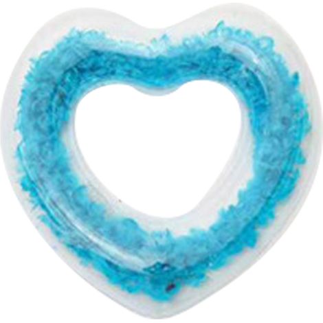 Gonflable Forme De Cœur - Anneau De Natation En Pvc - Pour Piscine Plage Et Activités Aquatiques - 1 Pièce (1/5)
