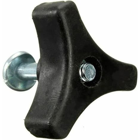 Ensemble poignée triangulaire pour tondeuse à gazon, vis, écrou, boulon - Pièces détachées pour outils de jardin - Accessoires pour tondeuses à gazon Honda (noir) (1/5)