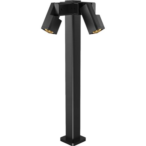 Lanterna da giardino 80cm nera 2xGU10 35W Salvia Candellux