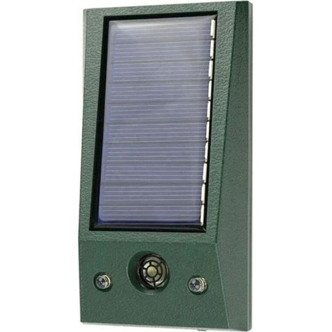 Répulsif ultrasons extérieur pour animaux nuisibles – dispositif solaire avec lumière rouge clignotante, sans marque, modèle RLU-200 (1/5)