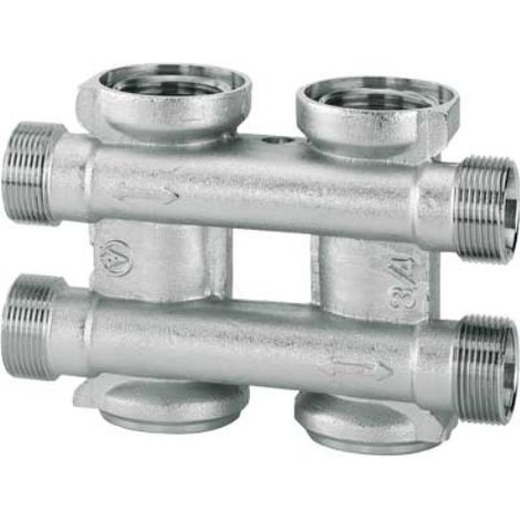 Collettore complanare componibile 1" 2+2 Arteclima