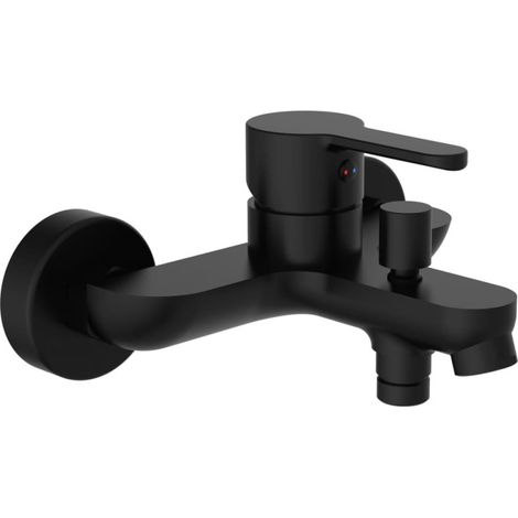 Mitigeur baignoire Schütte DENVER noir mat (1/10)