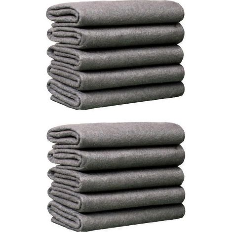 Packung mit 10 dicken, magischen Reinigungstüchern für Fenster aus Mikrofaser, zur Reinigung von Fenstern und Autos (20 x 25 cm). (1/5)