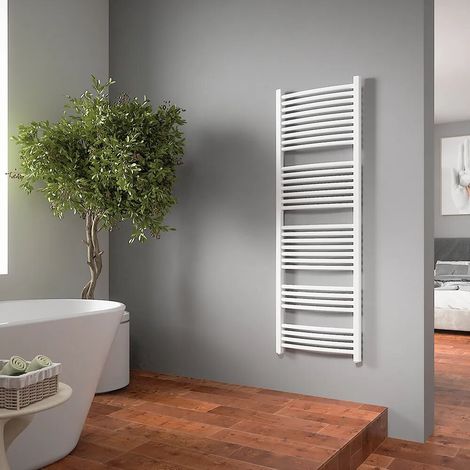 Radiateur sèche serviettes 1500x500 blanc entraxe 450 Orione (1/4)