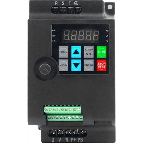 Inversor vectorial trifásico de 380 V, convertidor de frecuencia (VFD) para la regulación progresiva de la velocidad de los motores. (1/5)
