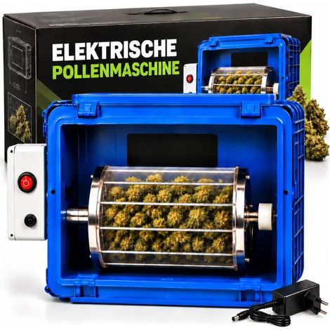 Elektrische Pollenmaschine – 150 Gramm Kapazität, 150 µm Sieb, regelbar