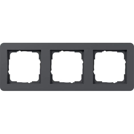 Gira Abdeckrahmen 3f Gira E1 Anthrazit [0213152], 0213 152