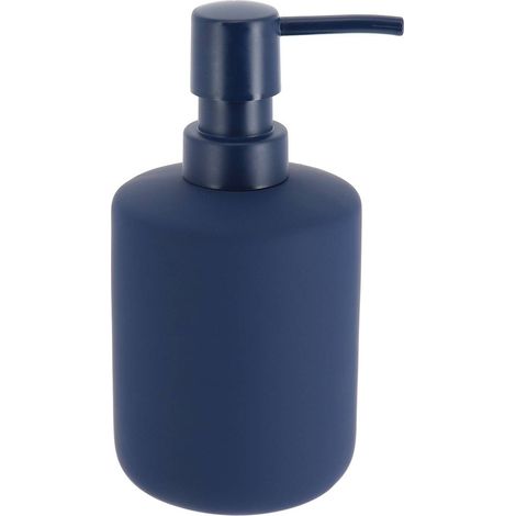 Dispenser di sapone gres effetto gomma 400 ml - blu navy - Tendance (1/2)