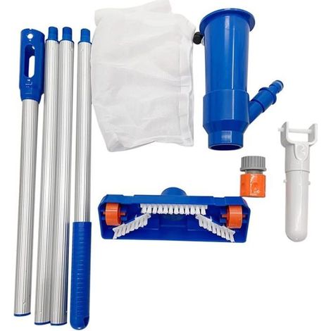 Aspirateur de piscine hydropropulsé en 4 étapes Fonctionne sans électricité pour les piscines et spas hors sol, gonflables et autonettoyants. (1/5)