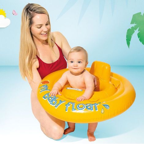Questo salvagente a doppio strato è perfetto per giocare in acqua ed è adatto a bambini dai 6 ai 12 mesi. (1/5)