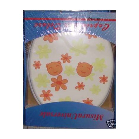 COPRIWATER COPRI WATER WC BAGNO LEGNO UNIVERSALE MDF DAISY FANTASIA (1/2)