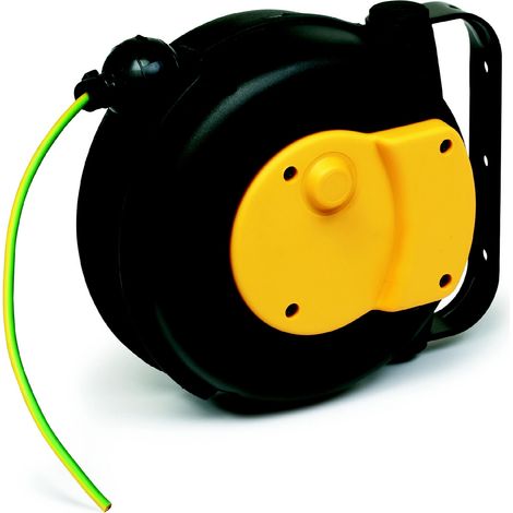Enrouleur de câble 6 m 1G 6 mm² V Polypropylène avec enrouleur automatique et support mural pivotant Zeca 9006 (1/2)