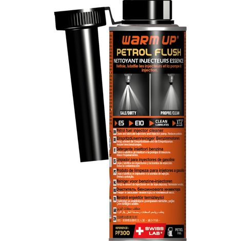 WARM UP PETROL FLUSH nettoyant injecteurs essence préventif