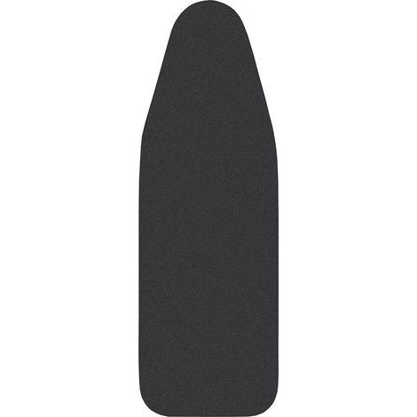 Housse de planche à repasser 148x55 cm, housse de planche à repasser très grande taille, surface en 100 % coton, rembourrage épais, facile à mettre et anti-brûlure, couleur noire (1/5)