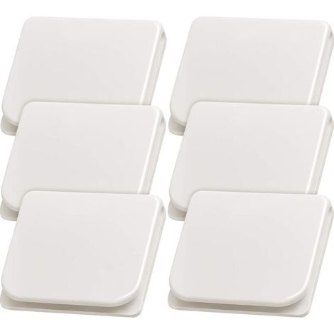 Clips de rideau de douche Clips de rideau de pulvérisation coupe-vent Clips de rideau autocollants Clips de protection de protection de douche (6 pièces)- (1/5)