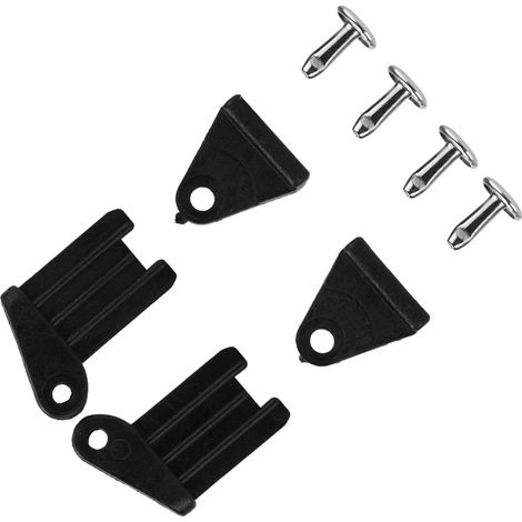Kit réparation pare-soleil arrière remplacement pour BMW Série 5 7 525i 528i 530i 540i E39 E46, voile occultant, accessoire intérieur, lot complet, noir, textile. (1/5)
