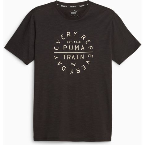 Puma S Grafik-Emblem Herren-Trainingsshirt schwarz 52419751 r S (1/5)