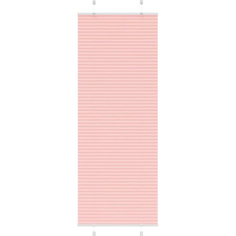 Plissee Rosa 75x200 cm Stoffbreite 74,4 cm Polyester