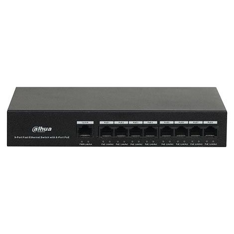 PFS3009-8ET-65 - Switch L2 unmanaged 9 porte (8 PoE 65 W) (1/3)