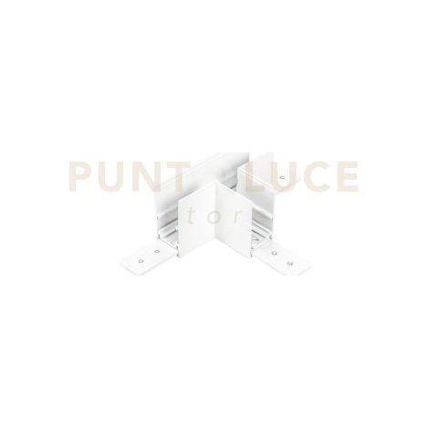 CONNESSIONE A SUPERFICIE 3 VIE BIANCO PER SISTEMA BINARIO SQUARE SUPERFICIE