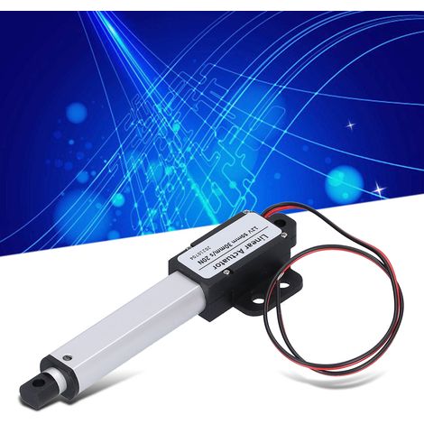 Miniaturisierter 50-mm-Daumen-Linearantrieb mit Flügeln für Haushaltsgeräte, Möbel, Medizintechnik und Automobilindustrie. Elektromotor für den Daumenantrieb. Hub: 50 mm – 30 mm/s – 20 N (1/5)