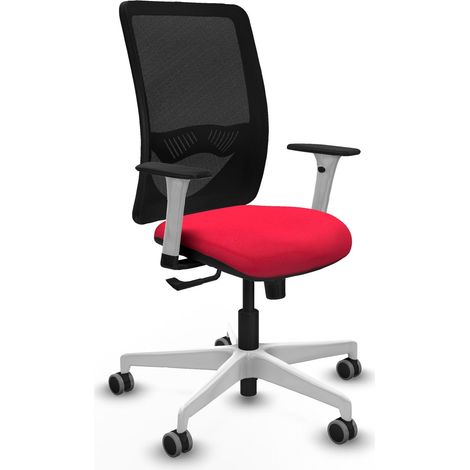 Chaise de bureau piqueras y crespo Zulema blanc mousse haute densité (1/2)