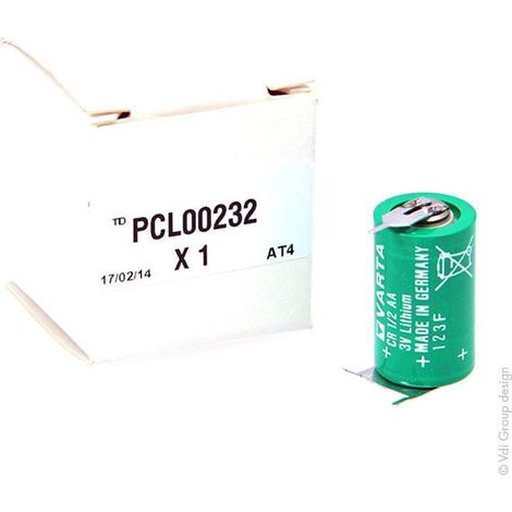 NX - Pile lithium CR1/2AA PCB 3V 0.95Ah 3PF (1/3)