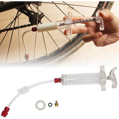 Kit de gonflage de pneus de vélo sous vide de 50 ml, universel pour valves américaines et françaises, outils de réparation de vélos (1/5)