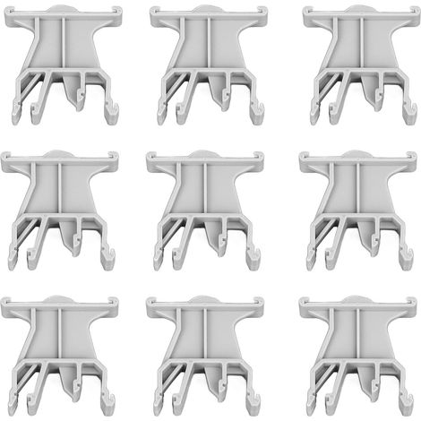 100 pièces support de repérage pour bornes rail DIN 35 mm universel UK B1 étiquette de marquage pour câblage (1/5)